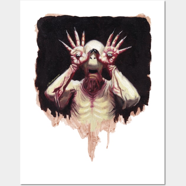 Ansekenamun - Pale man - Pan's Labyrinth Wall Art by Ansekenamun